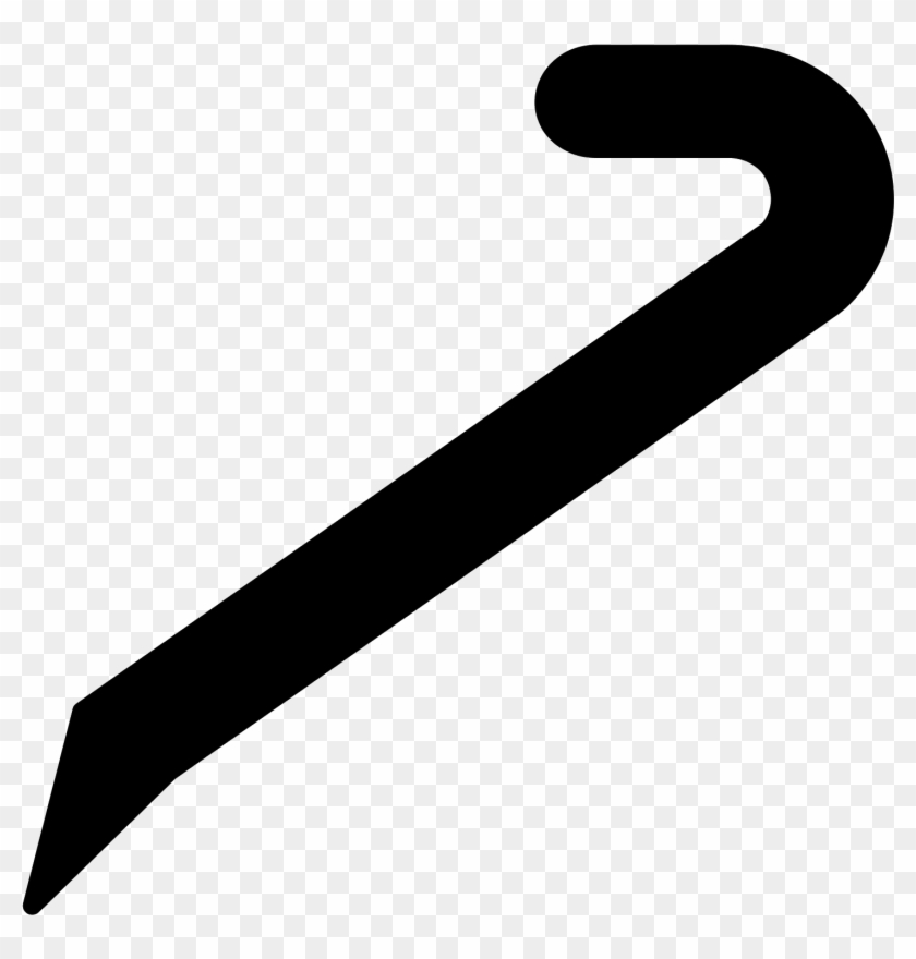 Crowbar Filled Icon - Crowbar Filled Icon #1731792