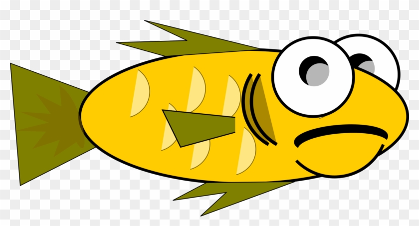 Hight Resolution Of Goldfish Computer Icons Cartoon - Scared Fish Clipart #1731797