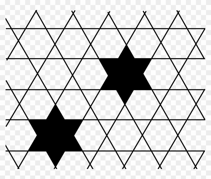 A Regular Six-pointed Star Positioned On A Vertex, - 6 Point Star Png #1732023