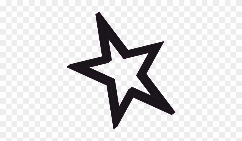 Silhouette Star Outline Wall Sticker Tenstickers - Estrellas Siluetas #1732041