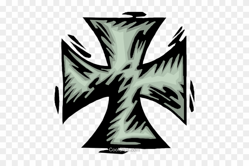 Iron Cross Royalty Free Vector Clip Art Illustration - Iron Cross #1732070