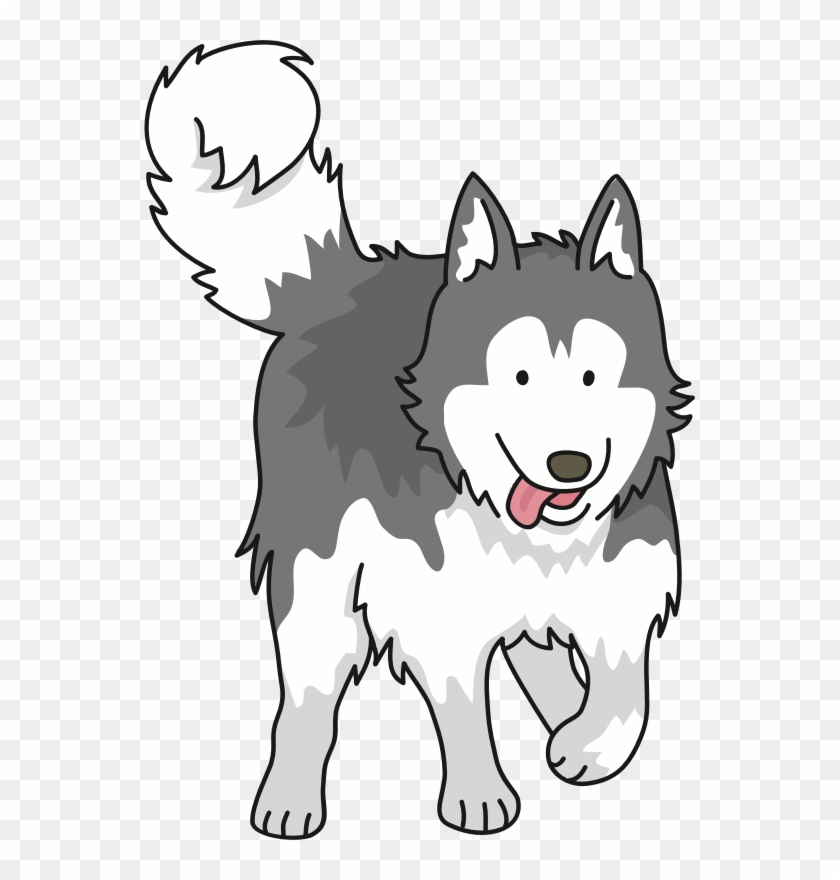 By Oksmith ハスキー 犬 イラスト かわいい Free Transparent Png Clipart Images Download