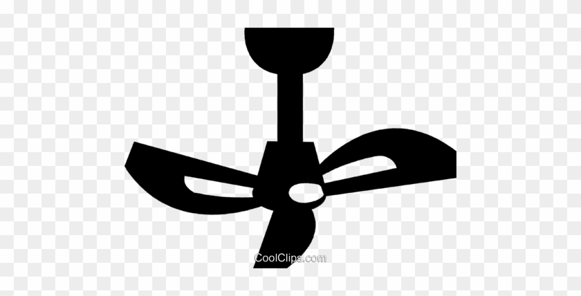 Ceiling Fan Royalty Free Vector Clip Art Illustration - Ceiling Fan #1732144