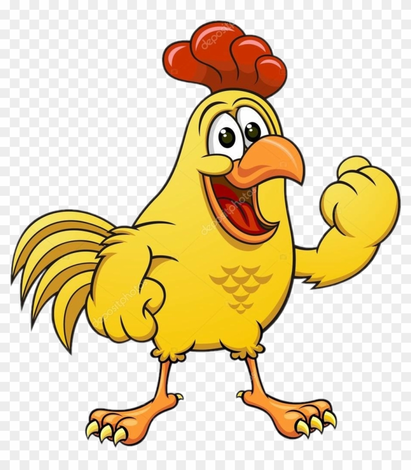 Pollo Sticker - Yellow Chicken Cartoon #1732251