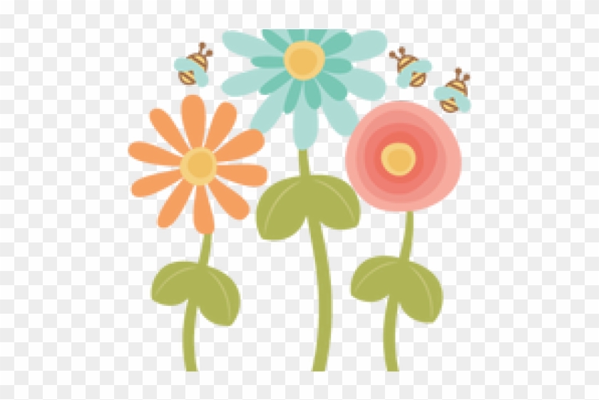 Cute Spring Clipart - Cute Flowers Clipart Png #1732265