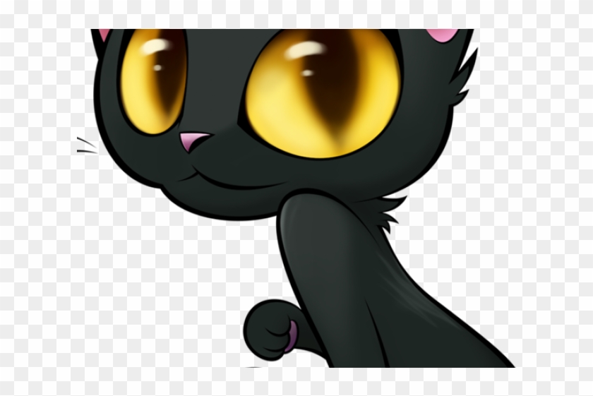 Kittens Clipart Pretty Cat - Transparent Background Halloween Black Cat Clipart #1732309