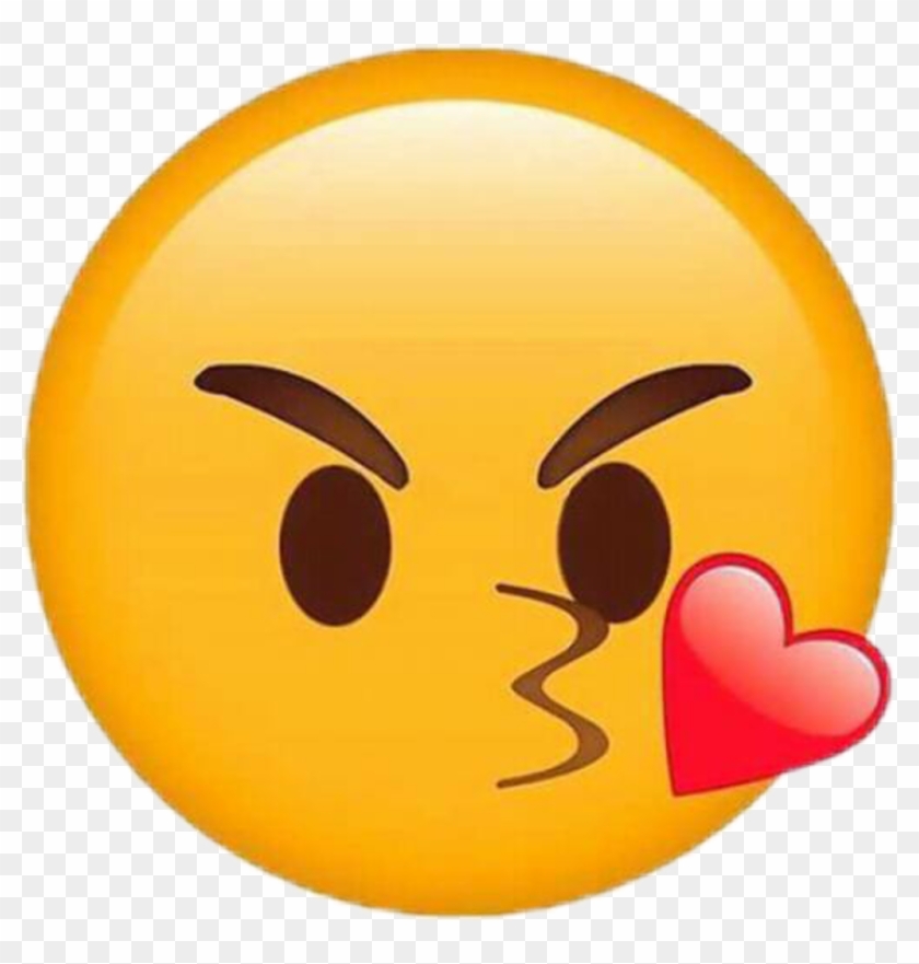 #emoji #bravo #beijo - Angry But Kiss Emoji #1732396