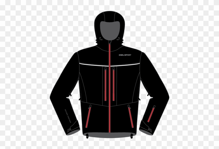 Coat Clipart Ski Jacket - Hoodie #1732437