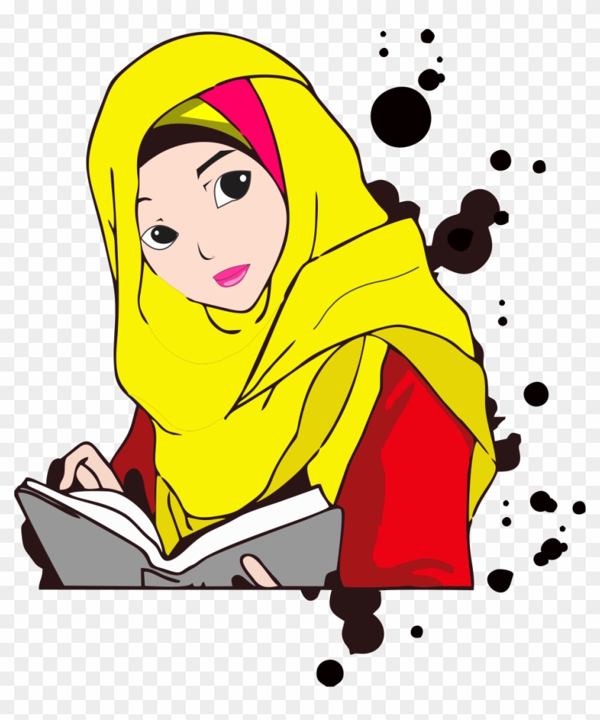 51 Gambar Kartun Lucu Wanita Berhijab HD Gambar Pixabay