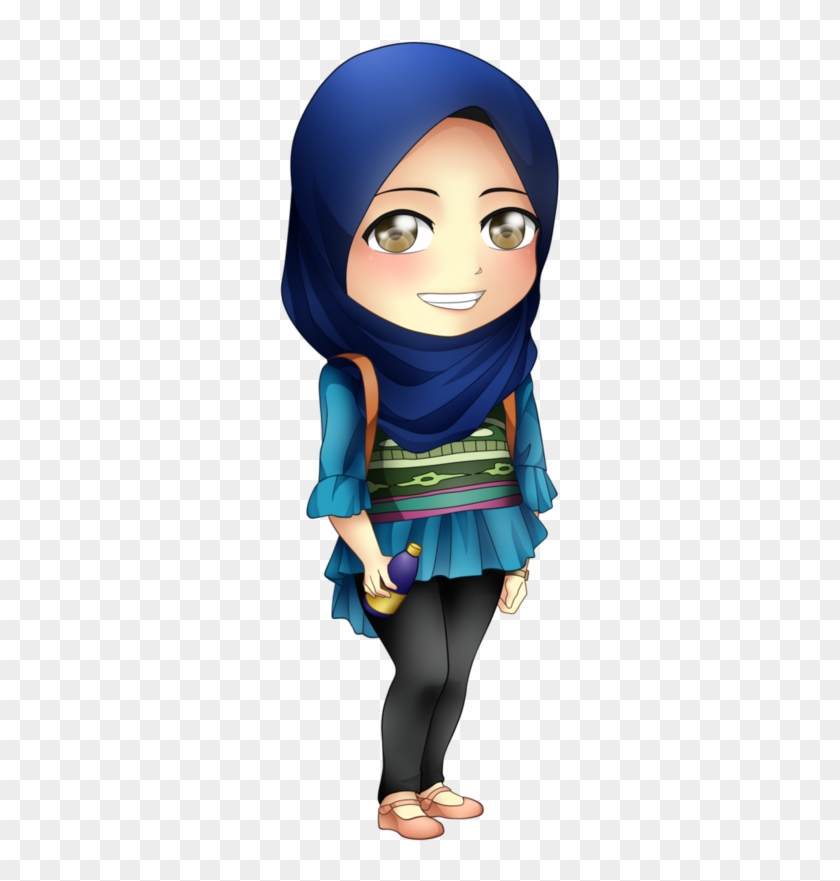 Hijab Girl Image Png Uihere Anime Hijab Teacher Clipart - Cartoon #1732467