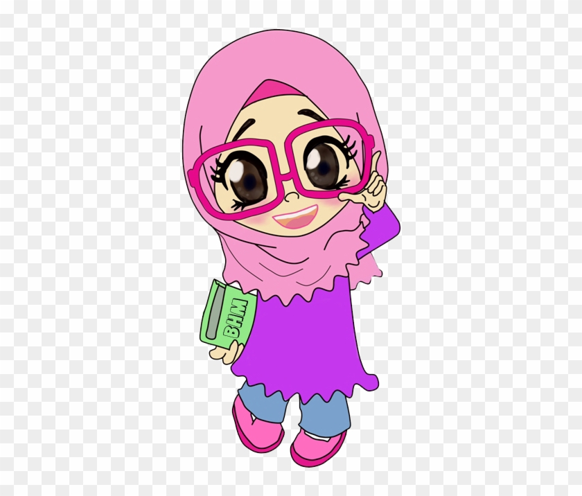 Freebies Doodle Cikgu Bunga - Muslimah Cikgu Cartoon #1732488