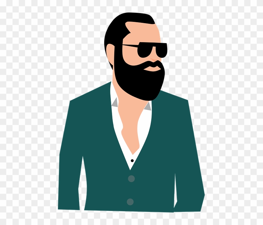 Portrait, Adult, People, Man, Beard, Boldness, Business - Cartoon People -  Free Transparent PNG Clipart Images Download