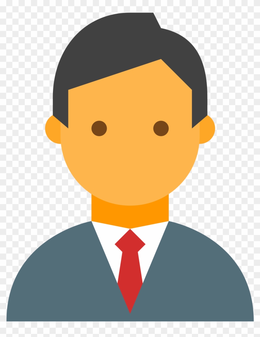 Icons8 Flat Businessman - Person Icon Png #262472