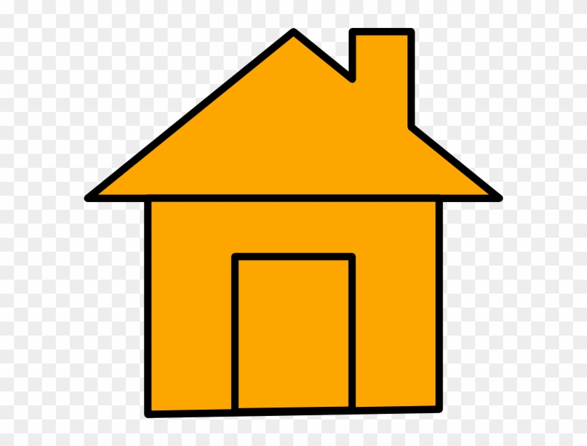 Orange House Icon #262480