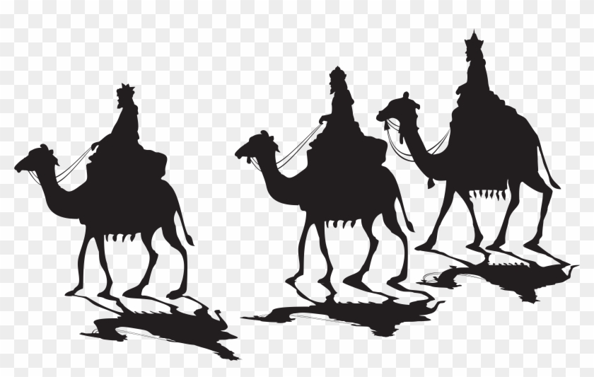 Three Kings Silhouette Png Clip Art - Three Kings Clipart #262494