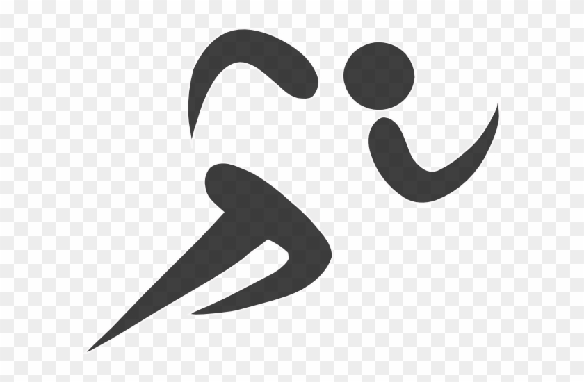 Pix For Running Girl Stick Figure Clip Art - Olympic Running Symbol #262505