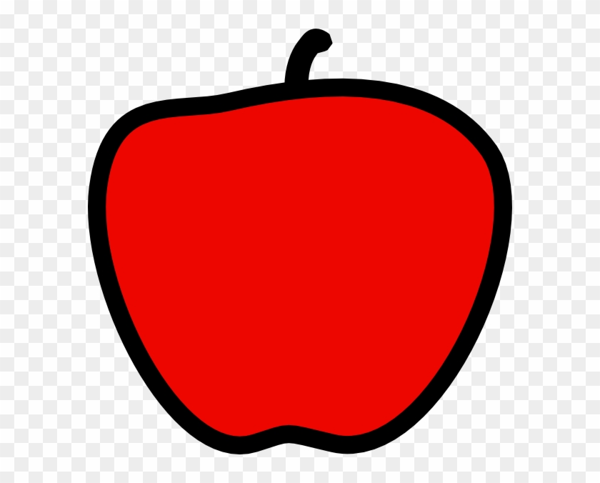 Red Apple - Solid Clipart #262516