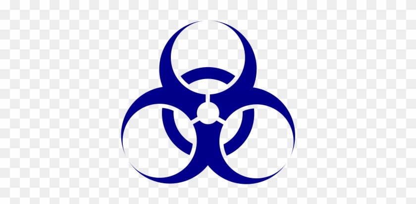 After The Events Of September 11th, It Became Clear - Biohazard Symbol Blue #262586