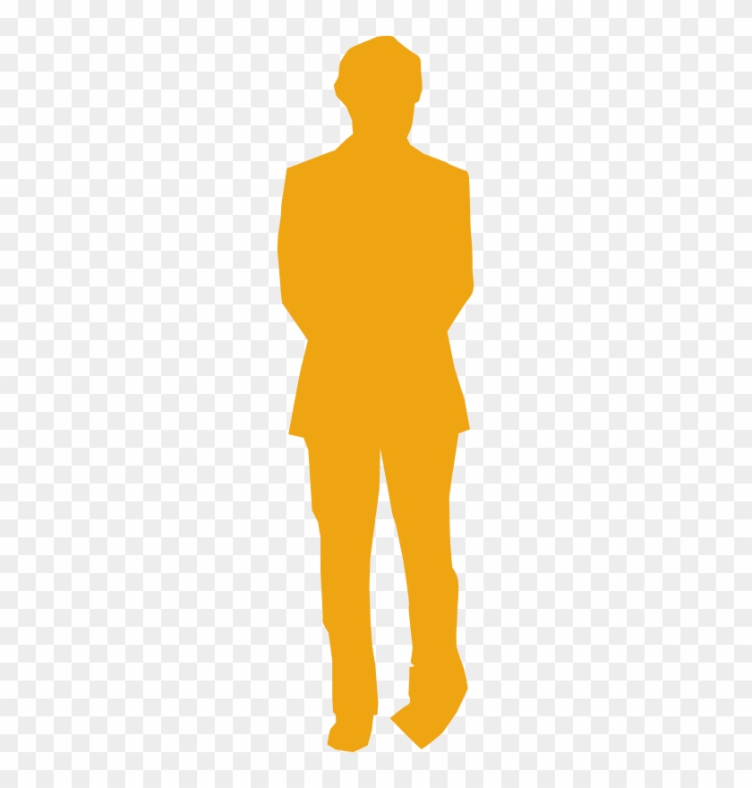 Free Diferent Shapes Free Suit Man - Man Silhouette Yellow #262595