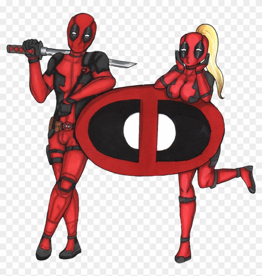 Deadpool And Lady Deadpool For Contest C - Deadpool #262639