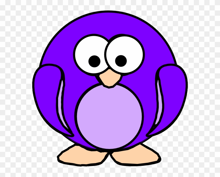 Purple Penguin Clip Art At Clkercom Vector - Say No To Plastic Bags ...