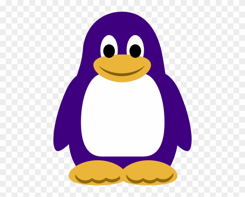 Purple Penguin - Penguin Clipart #262715