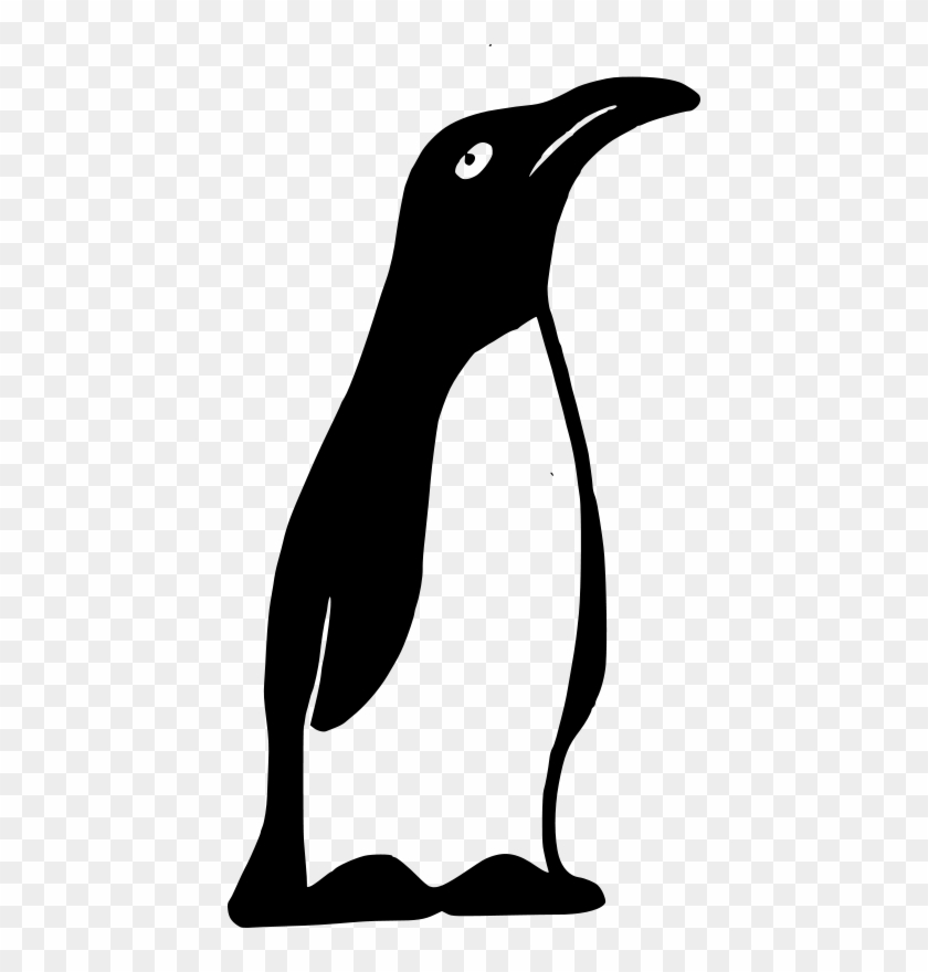 Free Sad Penguin - Penguin Clipart Black And White #262726