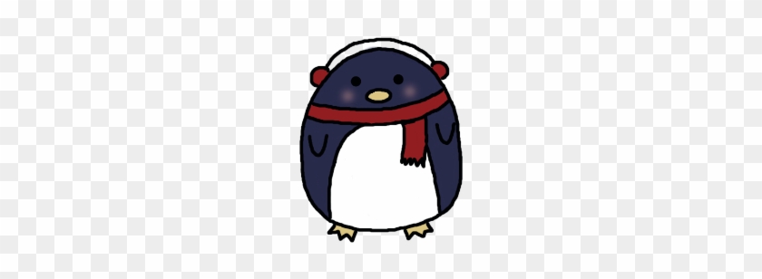 Winter Penguin By Sillywall - Drawing #262752