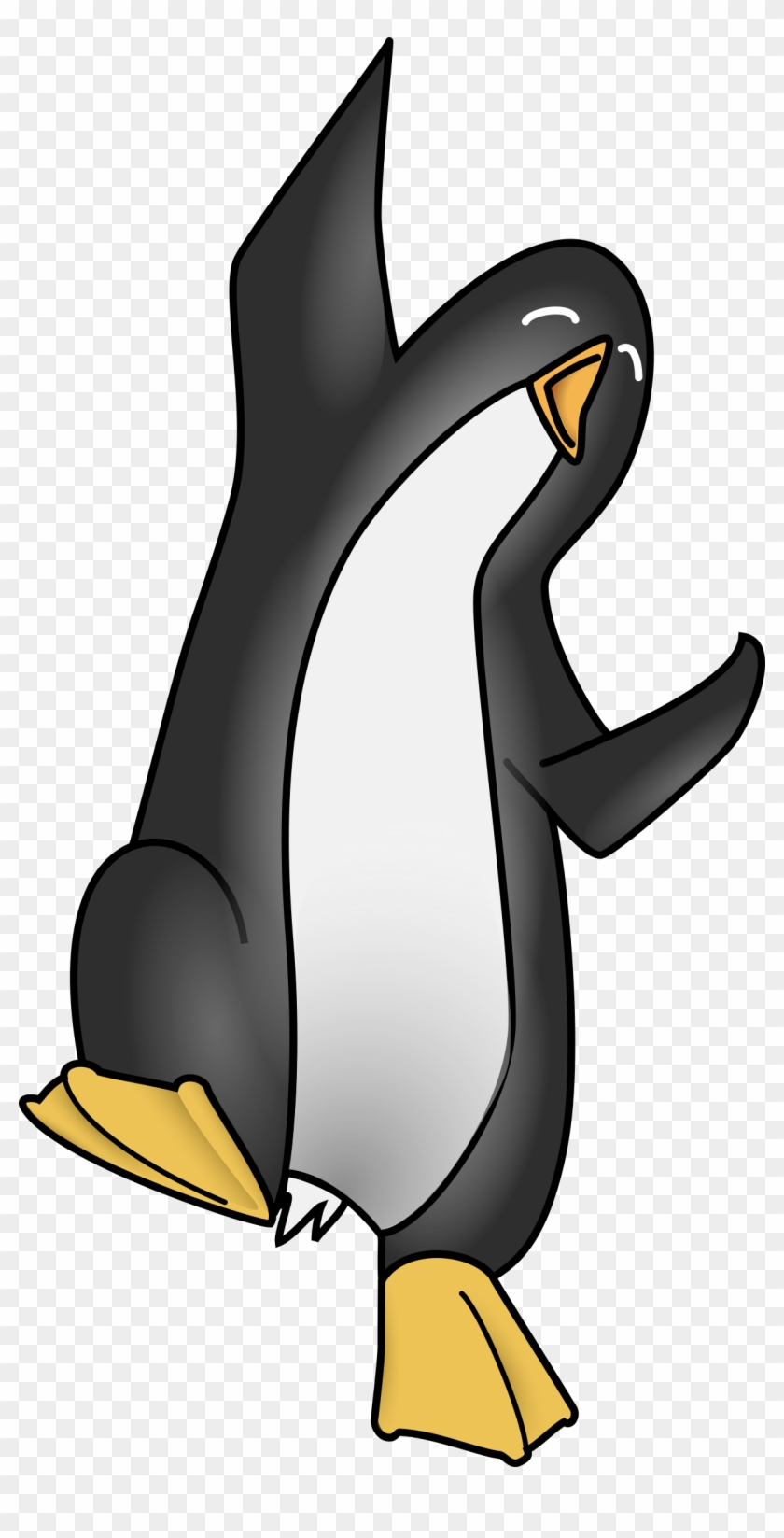 Mbtwms Penguin Linux Art 999px 235 - Dancing Penguin #262791