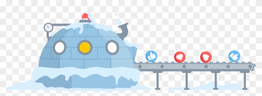 Snow Background Pinguin Iglu Conveyor - Snow Background Pinguin Iglu Conveyor #262792