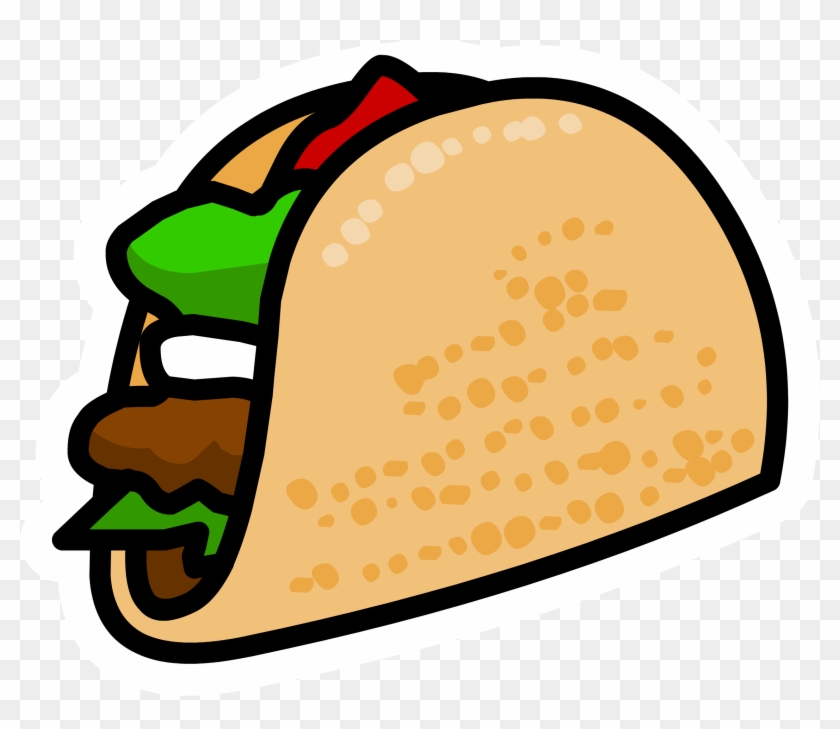 Image Result For Taco Pin Club Penguin - Cartoon Taco Png #262808