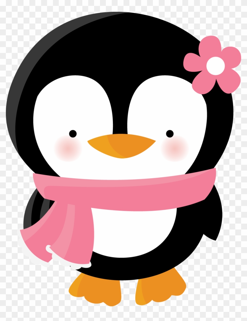 Green Penguin Clip Art - Cute Girl Penguin Clipart #262829