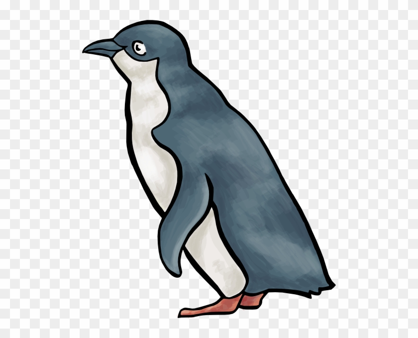 Cartoon Penguin Clip Art - Blue Penguin Clip Art #262836