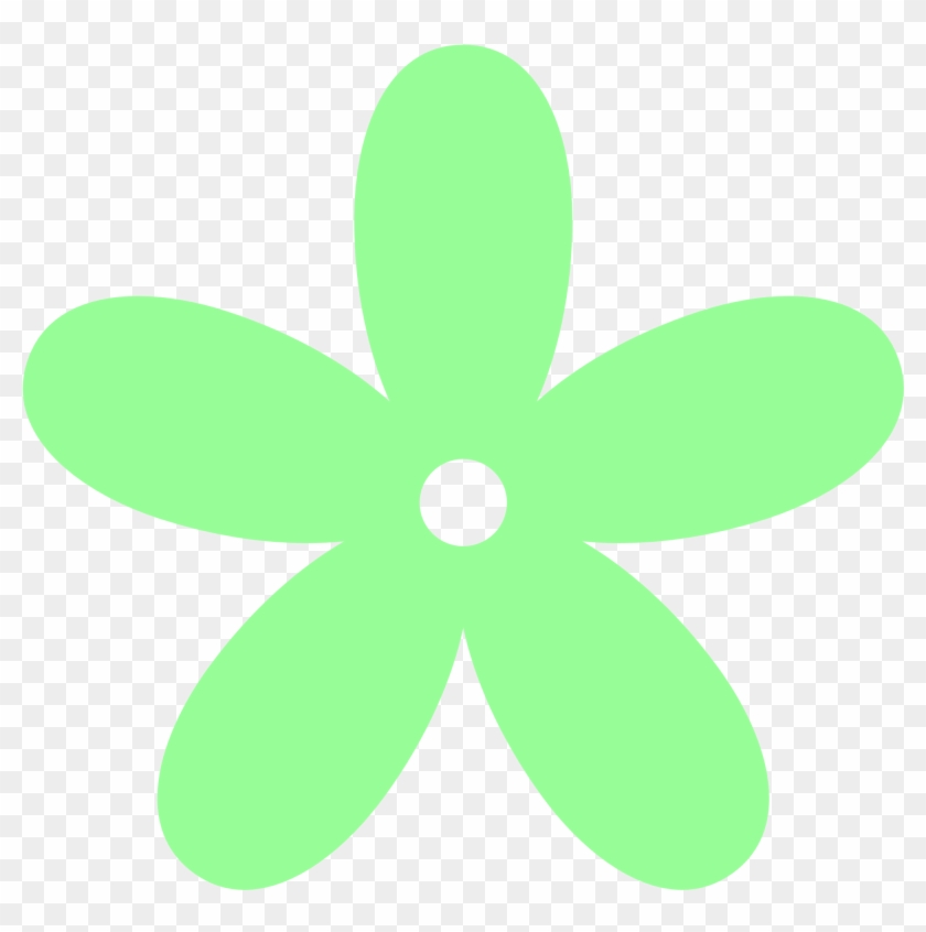 Other Popular Clip Arts - Mint Green Flower Cliparts #262842