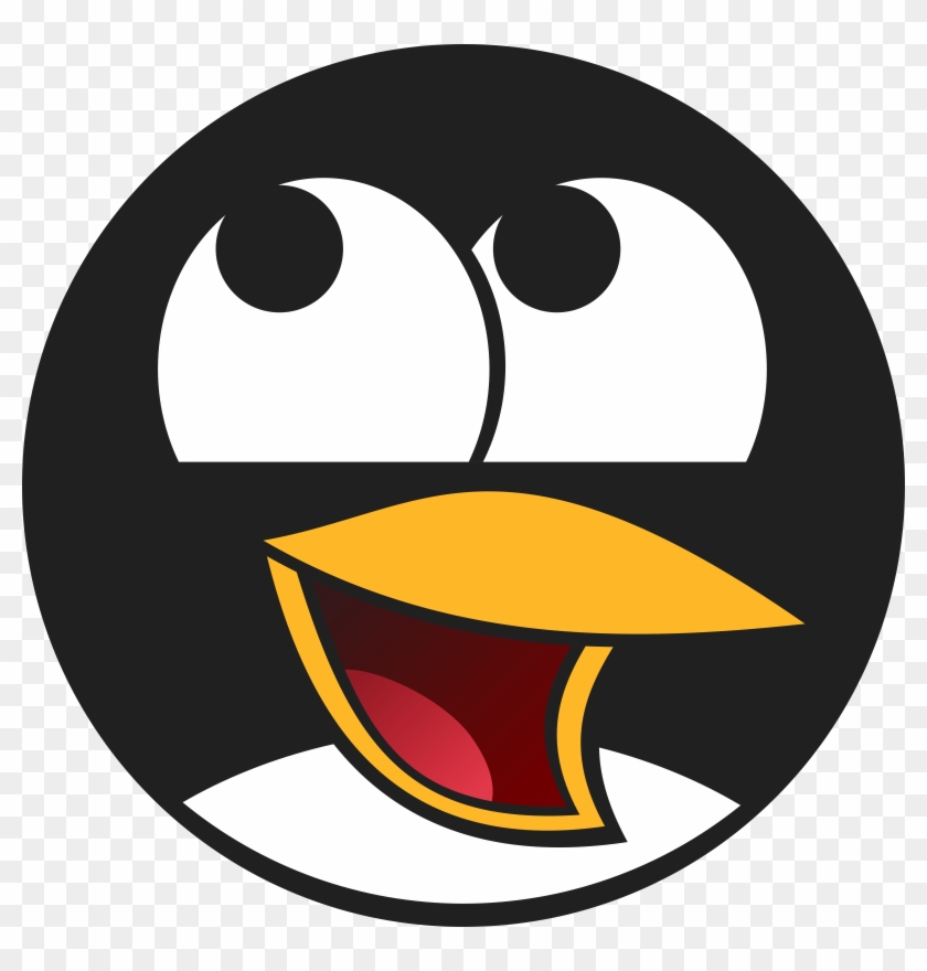 Medium Image - Penguin Face Clipart #262898