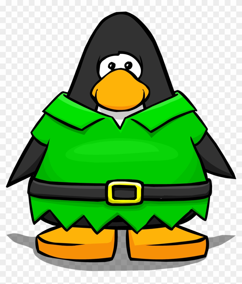 Elf Suit From A Player Card - Club Penguin Blue Boa #262922