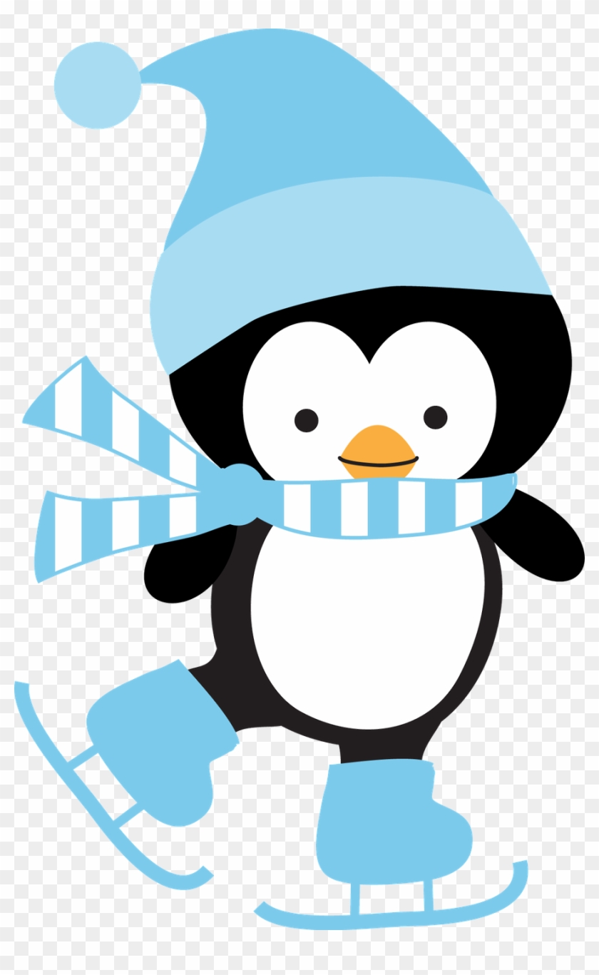 Cute Penguin Clip Art - Cute Cartoon Winter Penguins #262935