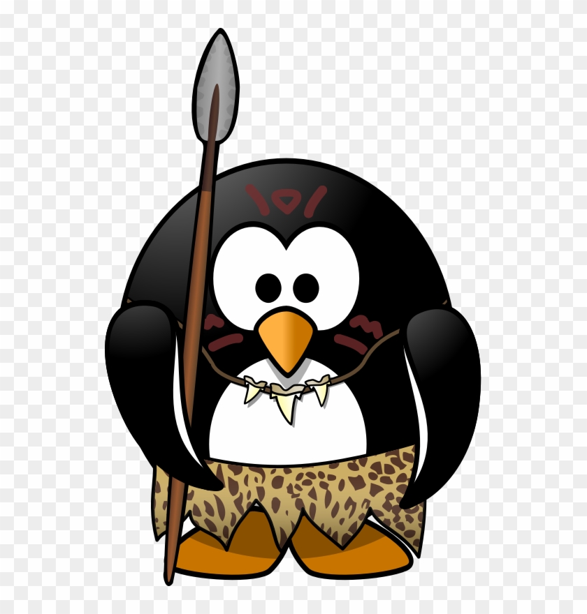 Native Penguin Clip Art At Clker - Stone Age And Iron Age #262939