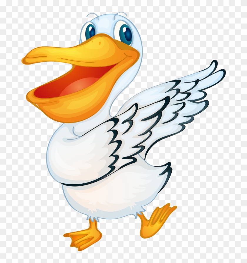 Pelican Bird Royalty Free Clip Art - Cartoon Pelicans #262960