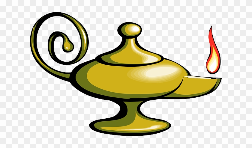 Lamp, Cartoon, Free, Magic, Lantern, Oil, Genie - Aladdin Lamp - Free  Transparent PNG Clipart Images Download