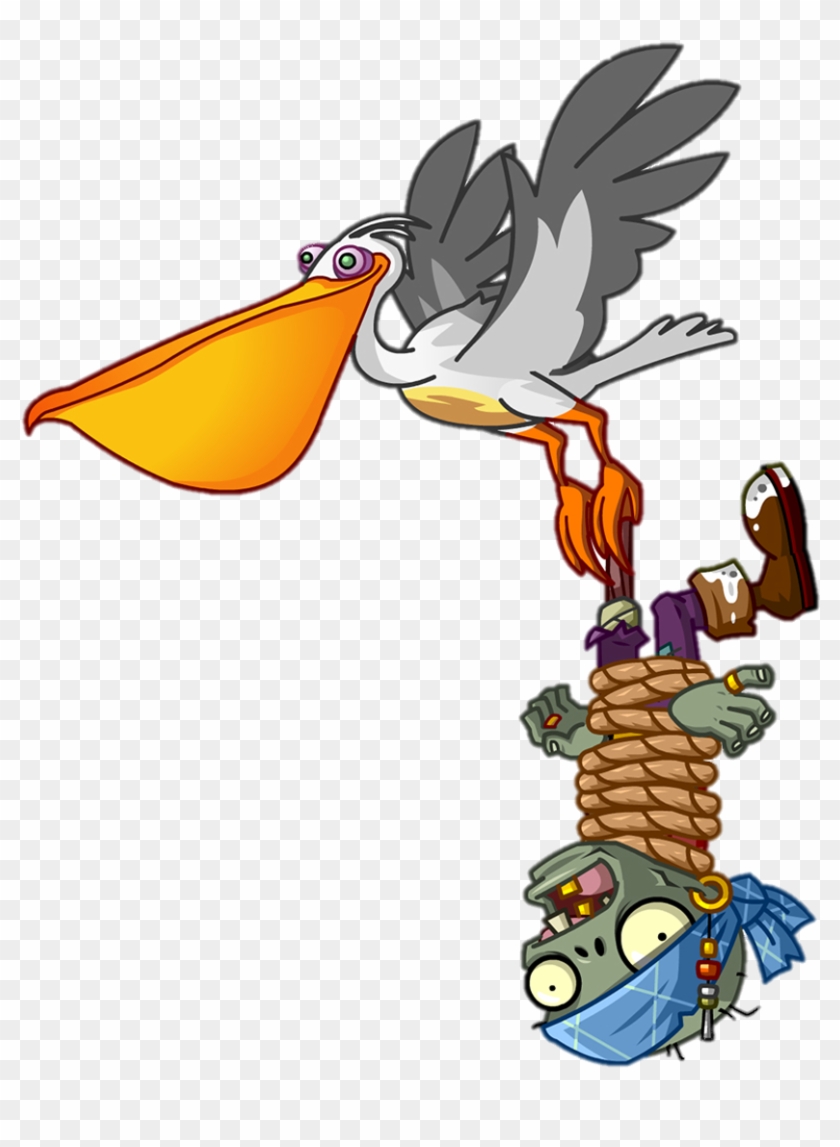 Pelican Zombie1 - Plants Vs Zombies 2 Seagull Zombie #263073