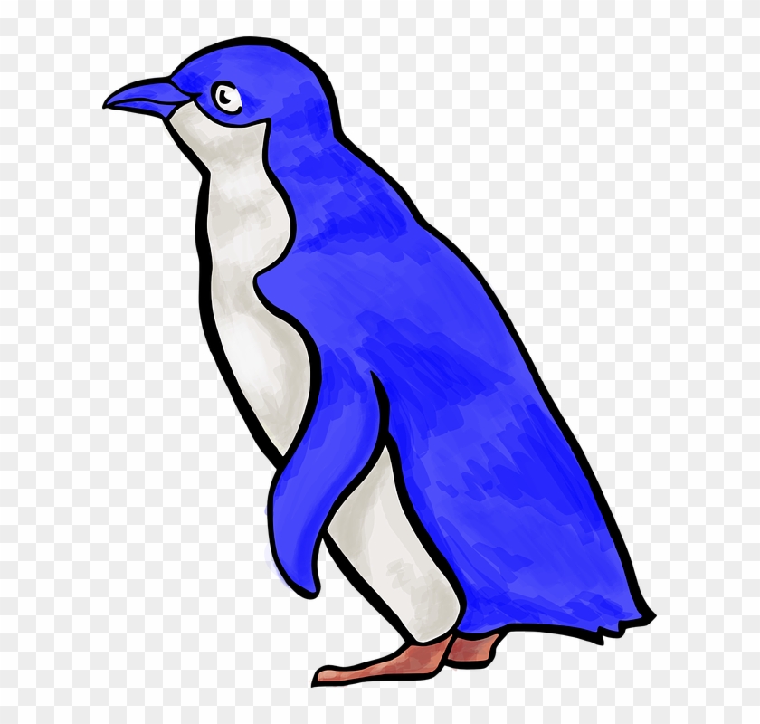 Download Penguins Png Transparent Images Transparent - Draw A Little Blue Penguin #263160