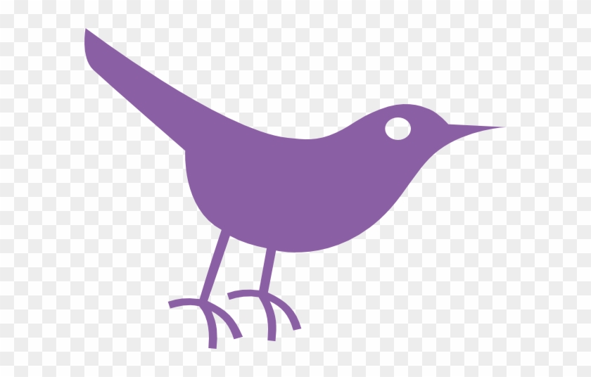 Purple Bird Clip Art - Bird Overlay #263191