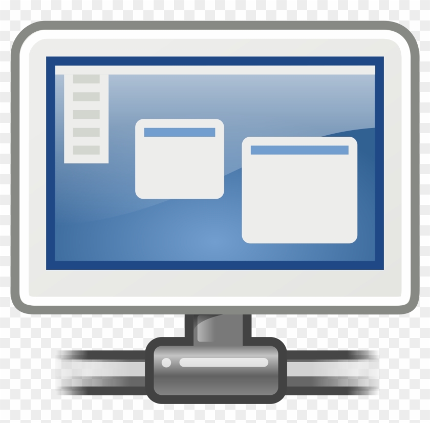 Gnome Preferences Desktop Remote Desktop - Remote Desktop Icon Png #263217