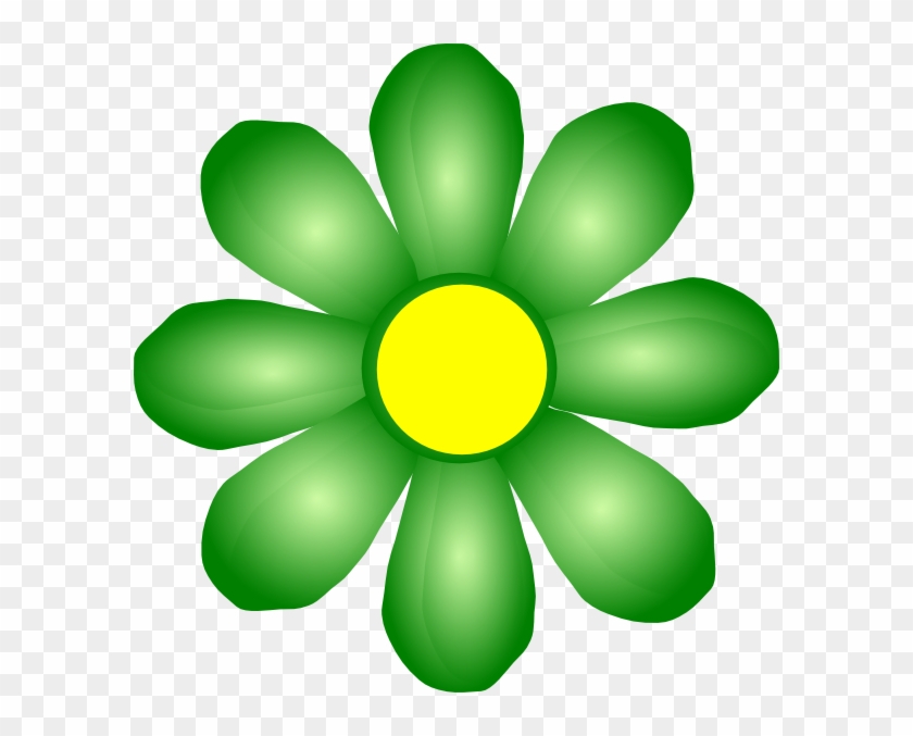 Flowers Clip Art Green #263234