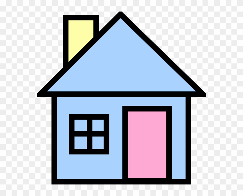 House 44 Clip Art - Houses Black And White Clipart #263238