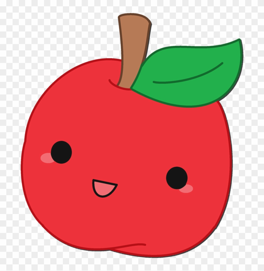 Cute Apple By Totaltomboy6236 On Deviantart - Cute Apple Cartoon Transparent #263254