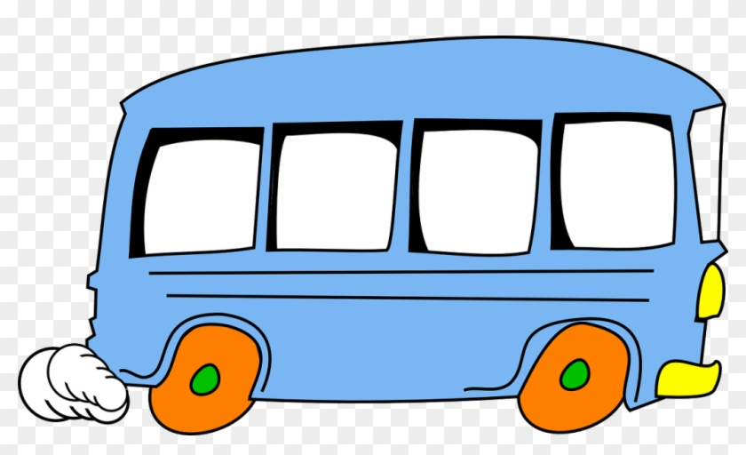 Bus Cartoon Speeding Cute Vehicle Isolated - Bus Animado Png #263261
