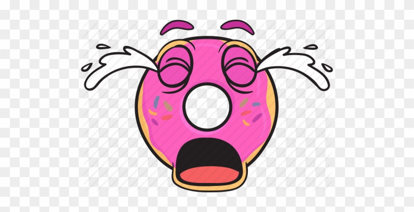 Bakery Cartoon Donut Doughnut Emoji Smiley Icon Icon - Cartoon Doughnut Transpearent #263393