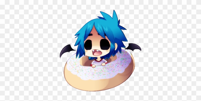 2d Donut By Kiwibon - 2d Gorillaz Cute #263397